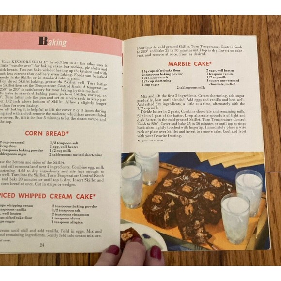 Kenmore Automatic Skillet Recipe Book Vintage 1955 Booklet Manual Paperback - Picture 7 of 9